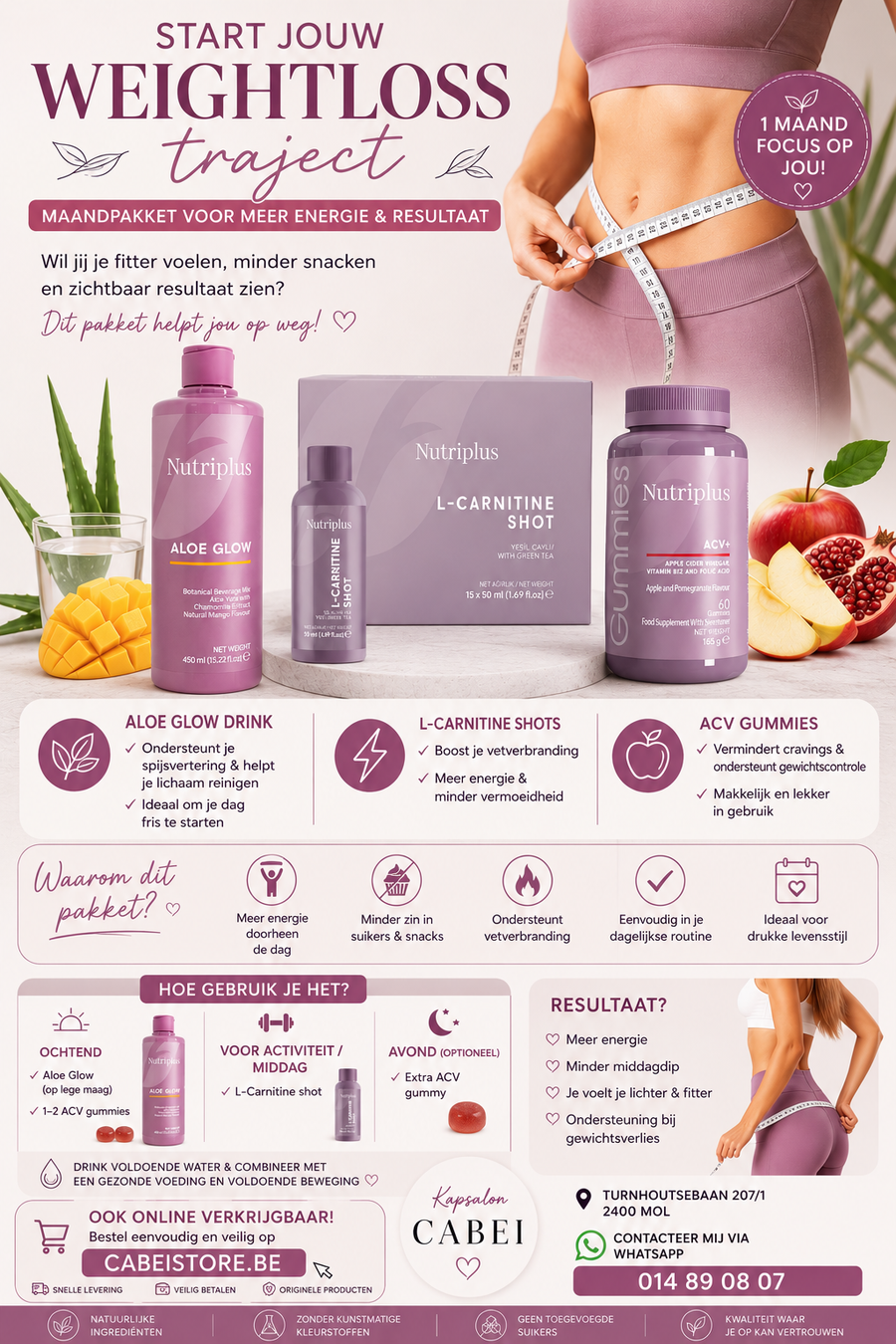 Nutriplus weightloss maandpakket
