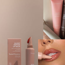 Load image into Gallery viewer, Glowy Peptide Lip Balm Glazed Mocha